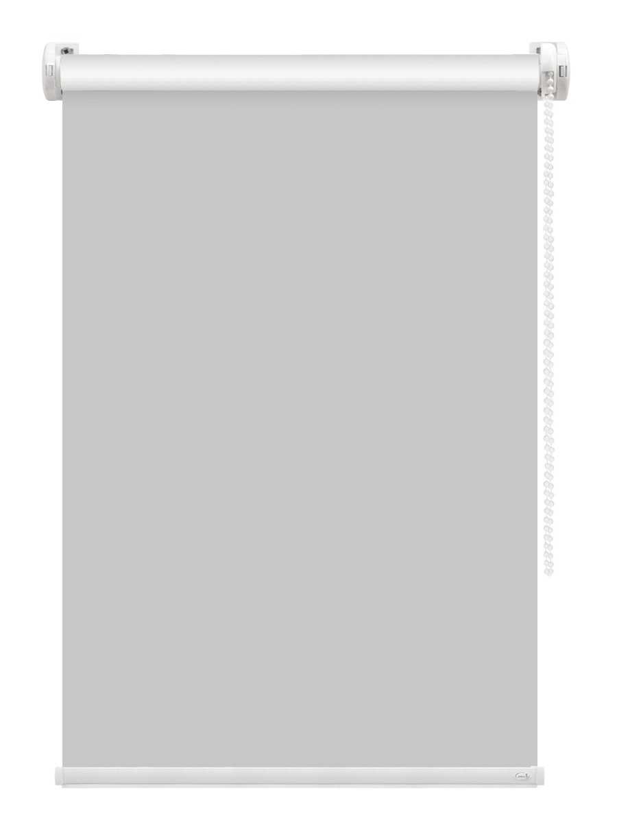 Рулонная штора FixLine BASIC Black-Out 60 см, серый