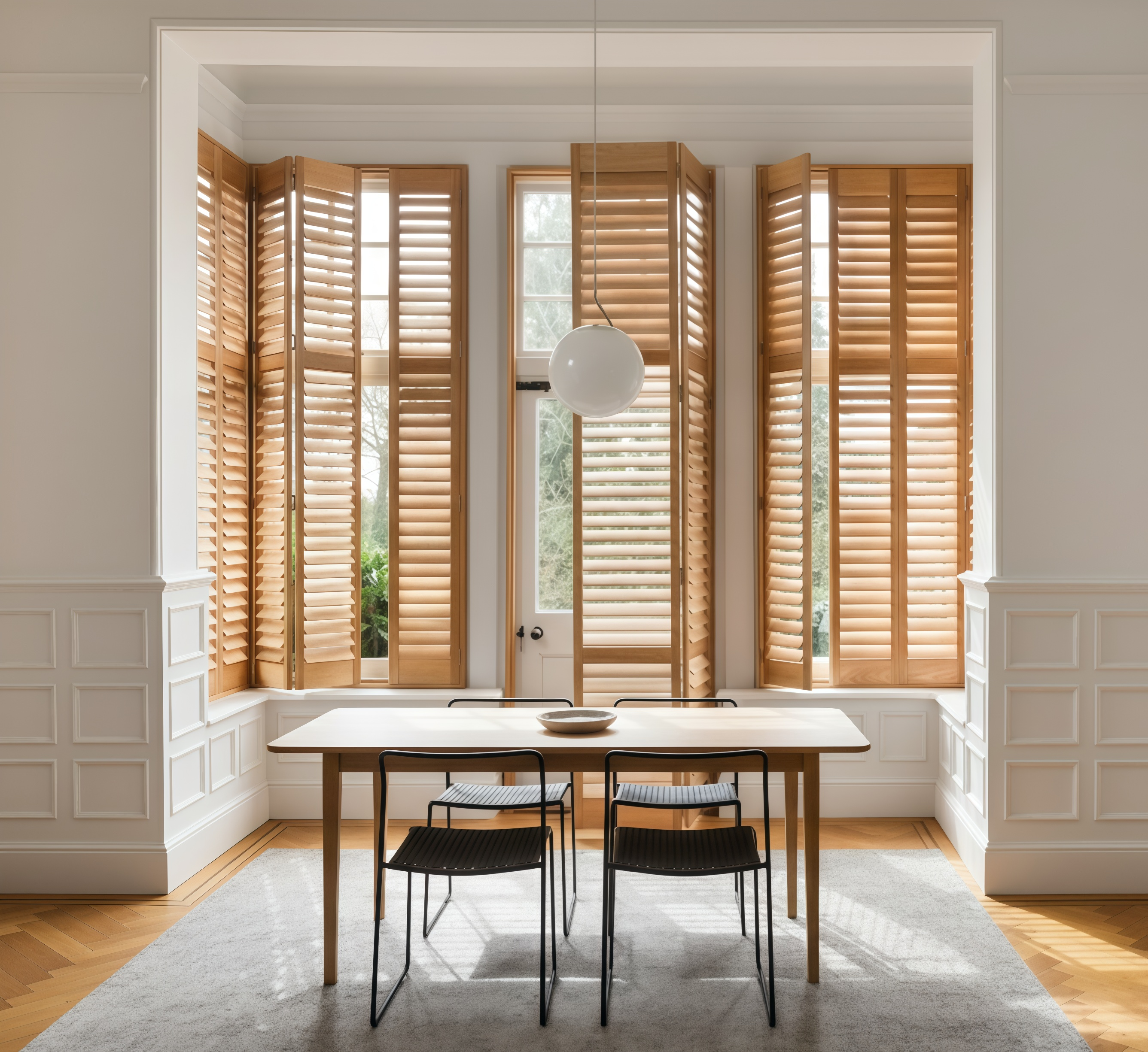 Интерьерные ставни AMIGO в интерьере