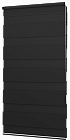 Рулонная штора зебра FixLine BASE 55 см, черный