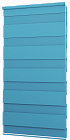 Рулонная штора зебра FixLine BASE 60 см, аквамарин