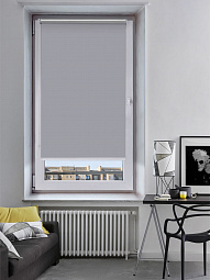 Рулонная штора THERMO Black-Out 90 см, серый