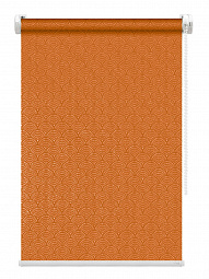 Рулонная штора FixLine EFFECT 65 см, оранжевый