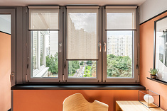 Рулонные шторы MINI для балкона