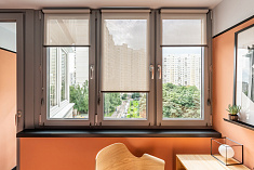 Рулонные шторы MINI для балкона
